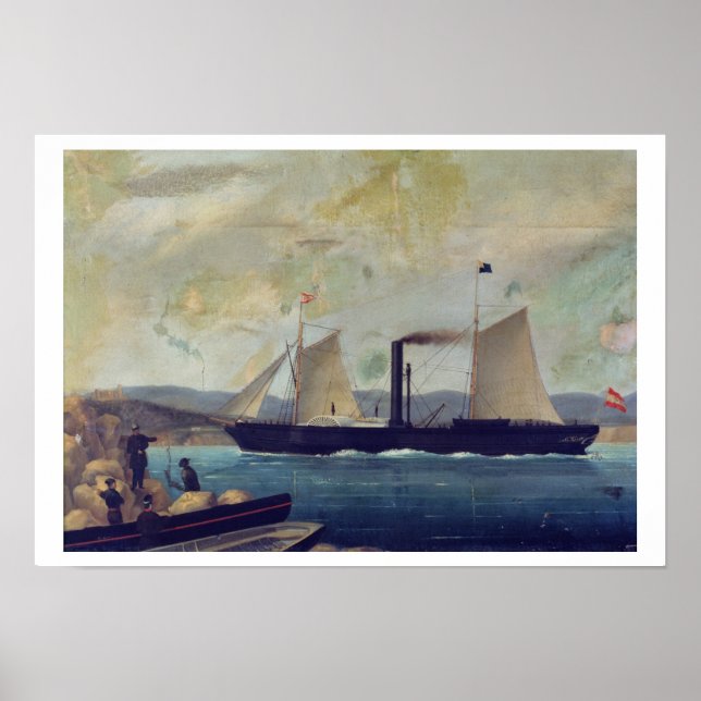 The 'Mallorcan', ship on which George Sand and Cho Poster (Front)