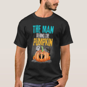 The Man Behind The Pumpkin l Pregnancy Expecting H T-Shirt