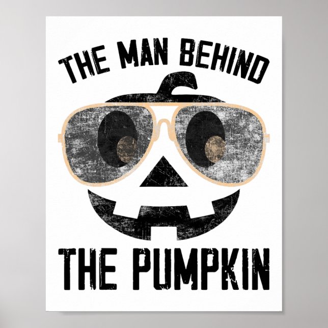 The Man Behind The Pumpkin New By  Poster (Front)