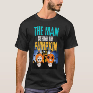 The Man Behind The Pumpkin  Pregnancy Expecting Ha T-Shirt