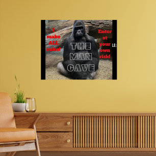THE MAN CAVE POSTER