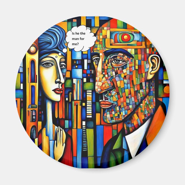 The man for me magnet (Front)