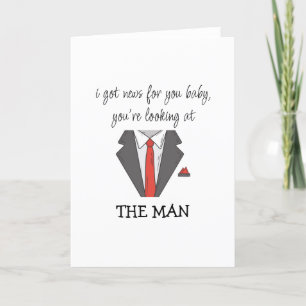 The Man Funny custom  Thank You Card