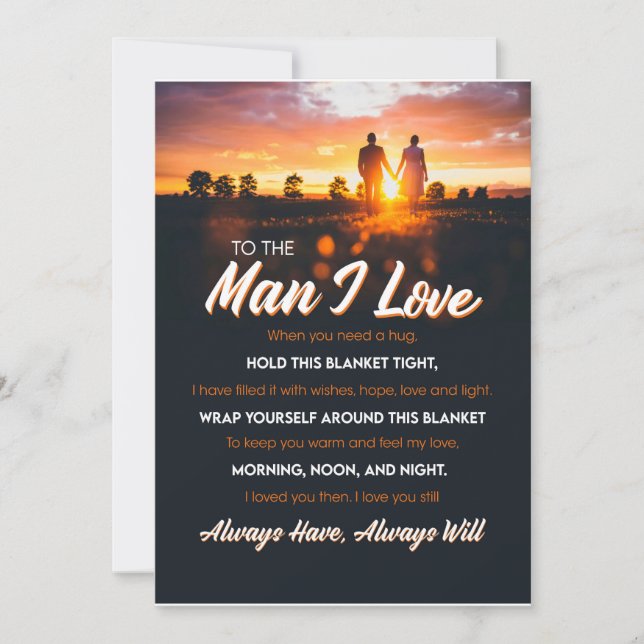 The Man I Love | To The Man I Love That I Love You Invitation (Front)