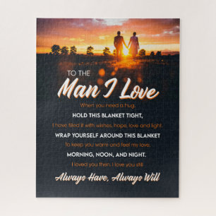 The Man I Love   To The Man I Love That I Love You Jigsaw Puzzle