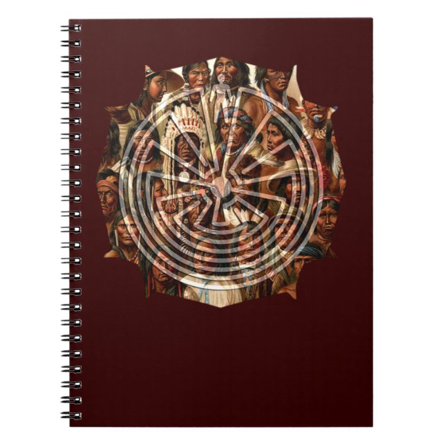 The Man in the Maze - folk style Notebook (Front)
