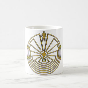 The Man in the Maze - gold Coffee Mug