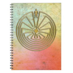 The Man in the Maze - gold Notebook