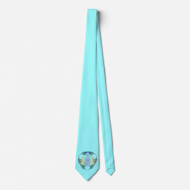 The Man in the Maze - Tribal Tattoo coloured Tie (Front)