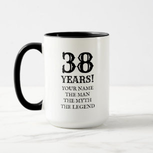The man myth legend 38th Birthday mug gift for men