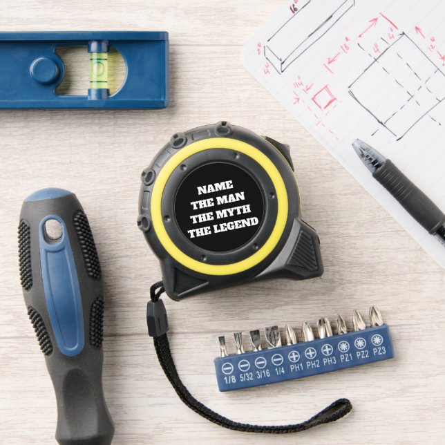 The man myth legend cool tape measure gift for him 1 (Workshop)