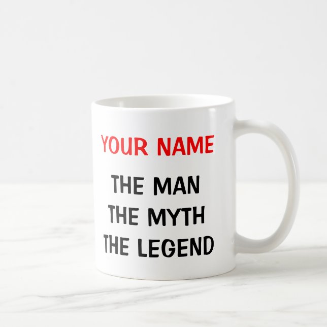 The man myth legend mug for 60th Birthday men (Right)
