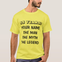 The man myth legend t shirt for 55th Birthday men