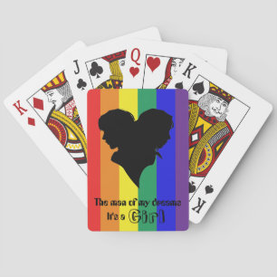 The man of my dreams it's a girl playing cards