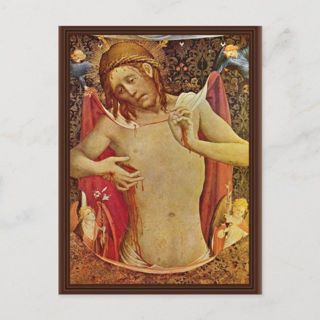 The Man Of Sorrows By Meister Francke (Best Qualit Postcard (Front)