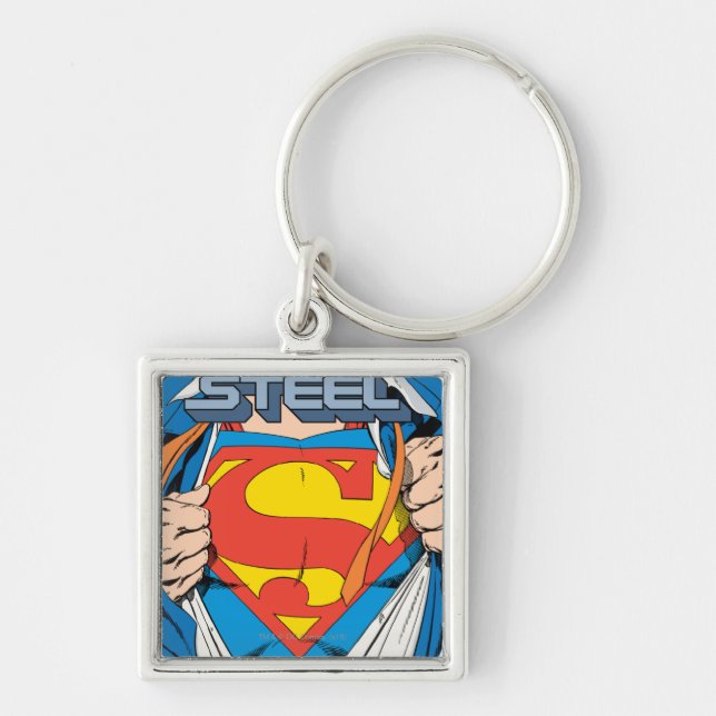 The Man of Steel #1 Collector's Edition Keychain (Front)