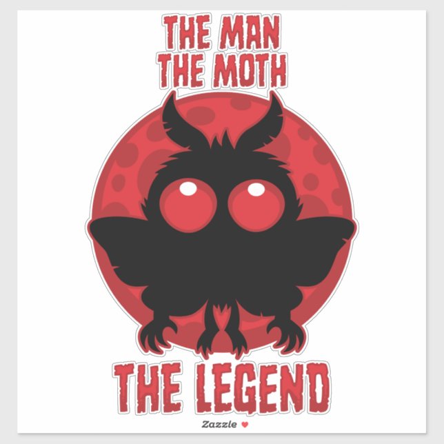 The Man, The Moth, The Legend - Mythical Mothman (Sheet)