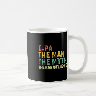 The Man The Myth Bad Influence Funny Retro Vintage Coffee Mug