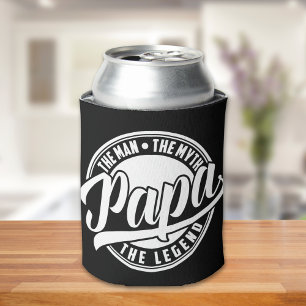 The Man. The Myth. Papa The Legend – Gift for Dad Can Cooler