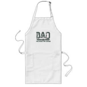 The Man, The Myth, The Brave, The Hero, The Legend Long Apron