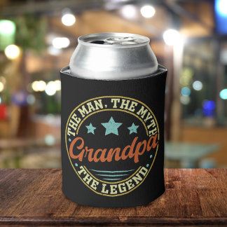 The man the myth the father's day of Grandpa Can Cooler