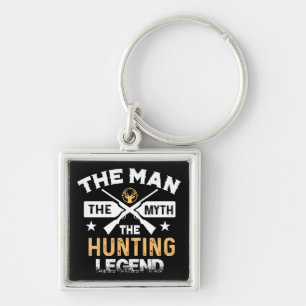 The Man The Myth The Hunting Legend - Deer Keychain