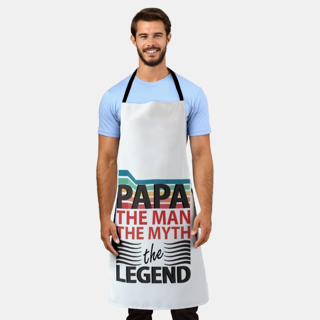 The man, the myth, the legend apron (Worn)
