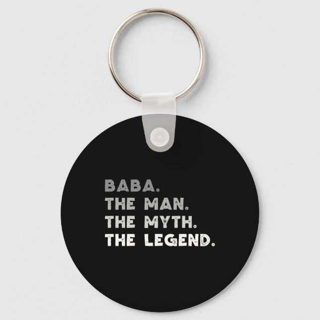 The Man The Myth The Legend Cool Baba  Keychain (Front)