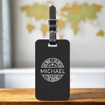 The Man The Myth The Legend Custom Name Luggage Tag<br><div class="desc">ravel in legendary style with the custom 'The Man, The Myth, The Legend' luggage tag! Personalize it with their name for a fun and unique travel accessory that stands out on any journey. Crafted from durable materials, this luggage tag is designed to withstand the rigours of travel while showcasing their...</div>