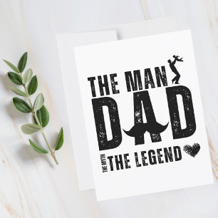 The Man The Myth The Legend DAD Cool Father's Day Postcard