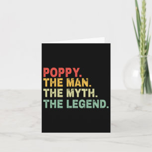 The Man The Myth The Legend Fathers Day Gift  Card