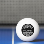 The Man The Myth The Legend Funny Custom Name  Ping Pong Ball<br><div class="desc">Bring some fun to the table with custom 'The Man, The Myth, The Legend' ping pong balls! Personalize these high-quality balls with a name to celebrate the ultimate ping pong champ. Whether for casual games or intense matches, these balls add a touch of humour and style to every serve. Perfect...</div>