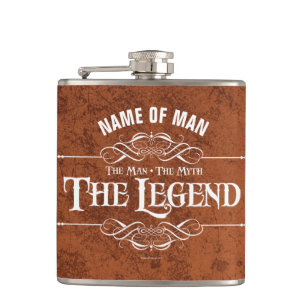 The Man, The Myth, The Legend Hip Flask