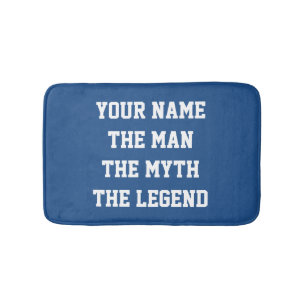 The man the myth the legend non slip bath mat