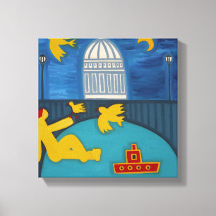 The Man Under the Bridge 2006 Canvas Print