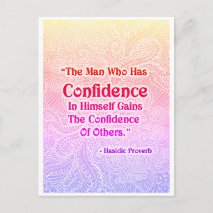 The Man Who Has - Positive Quote´s Postcard