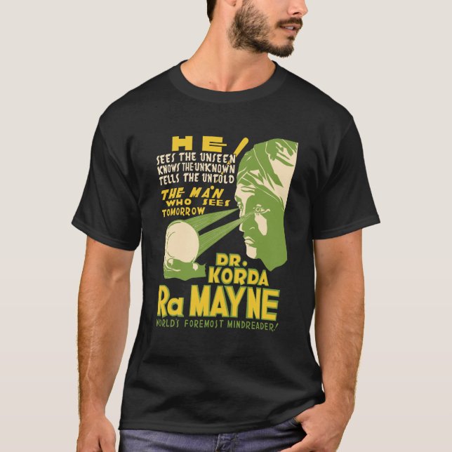 The Man Who Sees Tomorrow T-Shirt (Front)