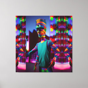 The Man Who Spiked My Coffee - Ken Gauge Art Canvas Print