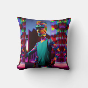 The Man Who Spiked My Coffee - Ken Gauge Art Throw Pillow