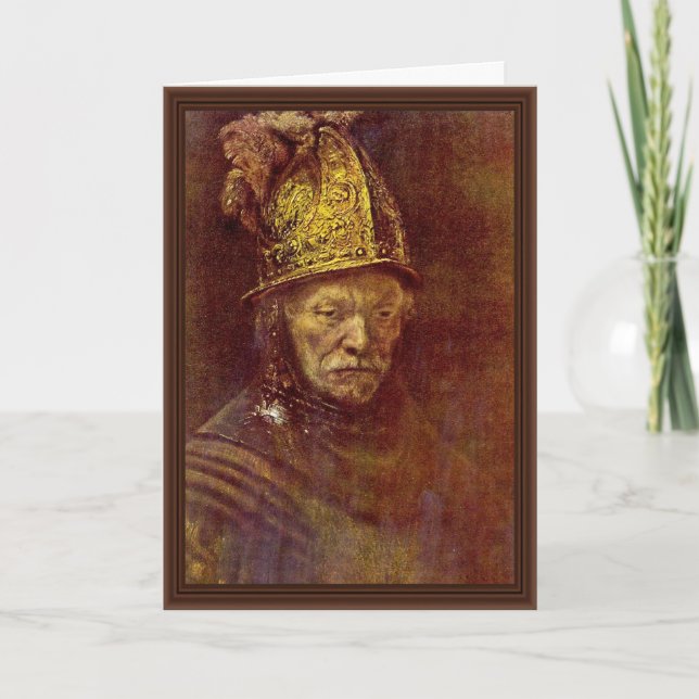The Man With The Golden Helmet. Card (Front)