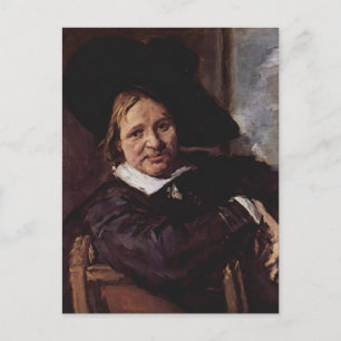 The Man with the Slouch Hat by Frans Hals Postcard