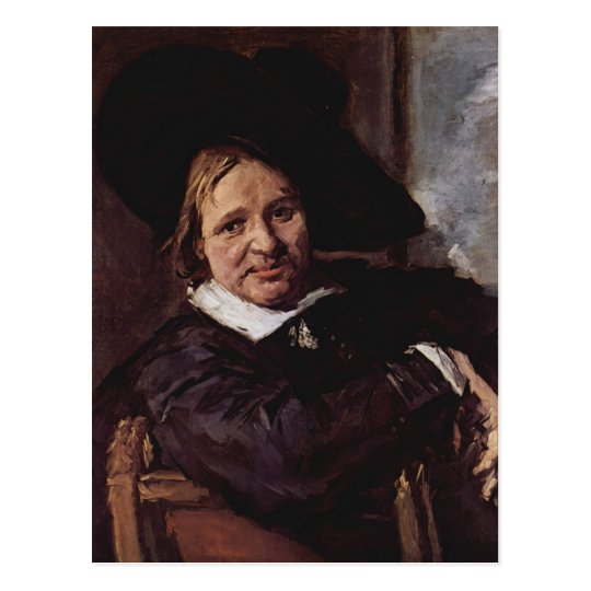 The Man with the Slouch Hat by Frans Hals Postcard
