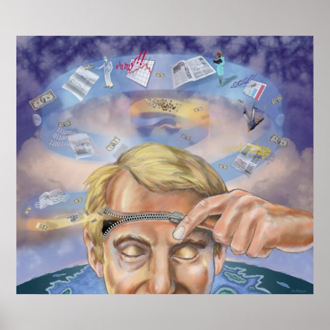 The man with the zipper poster (Front)