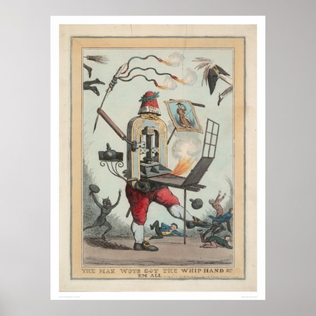 The Man Wots Got the Whip Hand of 'Em All (1297) Poster (Front)