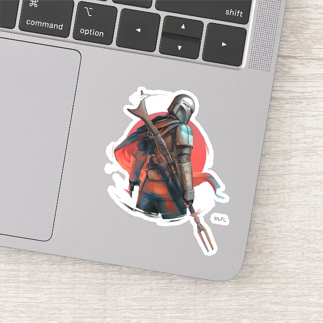 The Mandalorian Stylized Character Art (Detail)