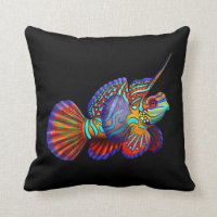 The Mandarin Goby Dragonet Fish Pillow