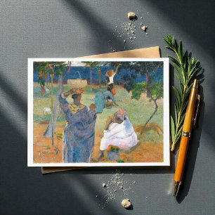 The Mango Trees, Martinique 1887,  by Paul Gauguin Postcard