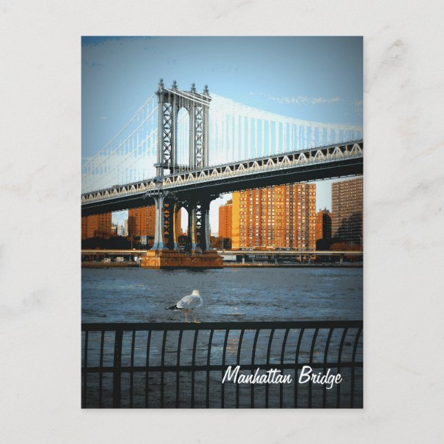 The Manhattan Bridge Postcard (Front)