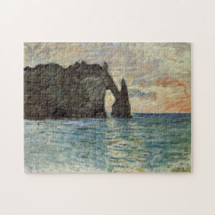 The Manneport, Cliff at Étretat Monet Fine Art Jigsaw Puzzle
