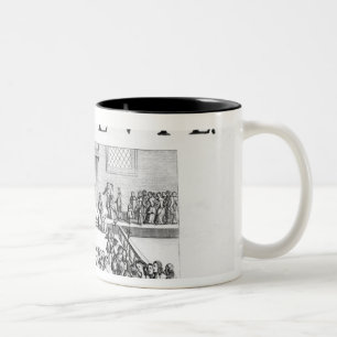 The Manner of his Majesty Curing the Disease Two-Tone Coffee Mug